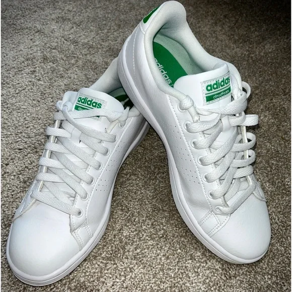 adidas Shoes Mens Adidas Neo Cloudfoam Size 85 Leather Great